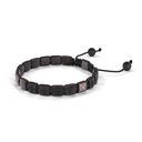Shamballa Jewels Black & Rose Gold Diamond, Sapphire & Ceramic 6mm Lock Shamballa Bracelet (Right View) - D234511