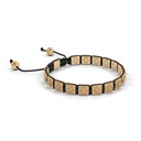 Shamballa Jewels Yellow Gold & Diamond 6mm Lock Shamballa Bracelet (Left View) - D236213