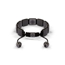 Shamballa Jewels Black Gold Black Diamond & Ceramic 10mm Shamballa Lock Bracelet (Back View) - D196298