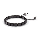 Shamballa Jewels Black & White Gold Diamond & Ceramic 6mm Shamballa Lock Bracelet (Right View) - D232255