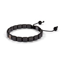 Shamballa Jewels Black & Yellow Gold Black Diamond & Ceramic 6mm Shamballa Lock Bracelet (Right View) - D232239