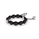 Shamballa Jewels White Gold Diamond & Ceramic 8mm Braided Shamballa Bracelet (Right View) - D237283