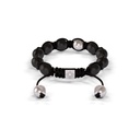 Shamballa Jewels White Gold Diamond & Ceramic 8mm Braided Shamballa Bracelet (Back View) - D237283