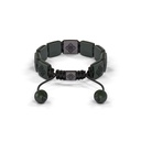 Shamballa Jewels Black Gold Black Diamond & Ceramic 10mm Shamballa Lock Bracelet (Back View) - D184706
