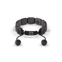 Shamballa Jewels Black Gold Black Diamond & Carbon 10mm Shamballa Lock Bracelet (Back View) - D196015