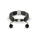 Shamballa Jewels White Gold, Black Jade & Ceramic 10mm Shamballa Lock Bracelet (Back View) - D184570