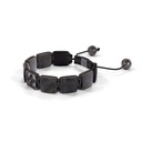 Shamballa Jewels Black Gold Black Diamond, Grey Sapphire & Ceramic 10mm Lock Bracelet (Right View) - D227530
