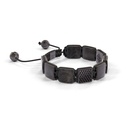 Shamballa Jewels Black Gold Black Diamond & Grey Sapphire 10mm Lock Bracelet (Left View) - D220115