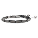 Black Gold Black Diamond 6mm Lock Bracelet - Image 2