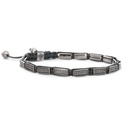 Black Gold Black Diamond 6mm Lock Bracelet - Image 3