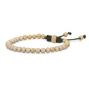 Yellow Gold White Diamond 4mm Non-Braided Bracelet - Image 2