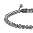 Black Gold Black Diamond 4mm Non-Braided Bracelet - Image 4