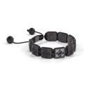 Shamballa Jewels Black Gold & Carbon Black Diamond 10mm Lock Bracelet (Left View) - D196059