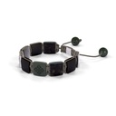 Shamballa Jewels White Gold Jade, Grey Sapphire & Ceramic 10mm Lock Bracelet (Right View) - D196226