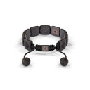 Shamballa Jewels Black & Rose Gold & Carbon Black Diamond 10mm Lock Bracelet (Back View) - D196025