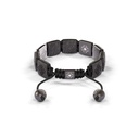 Shamballa Jewels Black & Rose Gold & Carbon White Diamond 10mm Lock Bracelet (Back View) - D196076