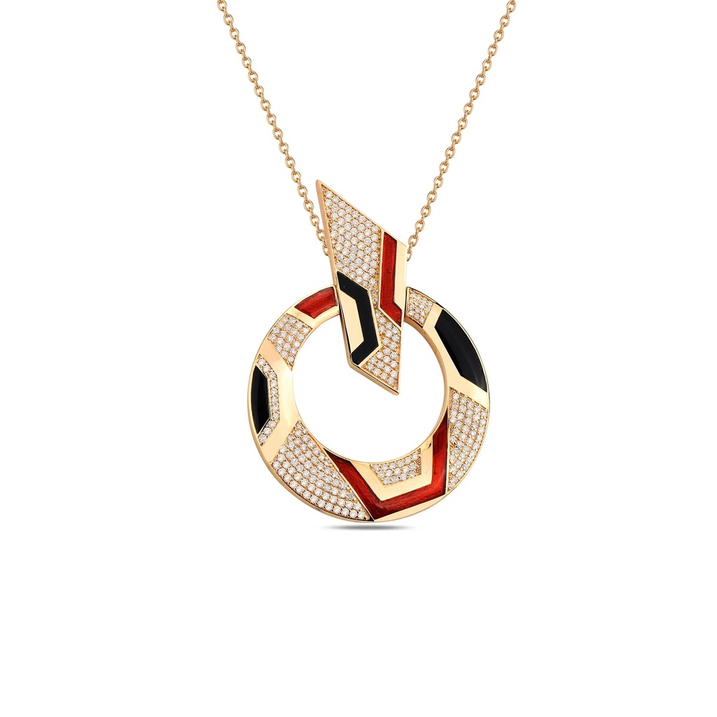 Rose Gold Epoca Gaia Medallion