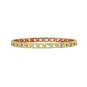 Rose Gold Fizzy Rebel Bracelet With Diamonds - Neon Green Enamel