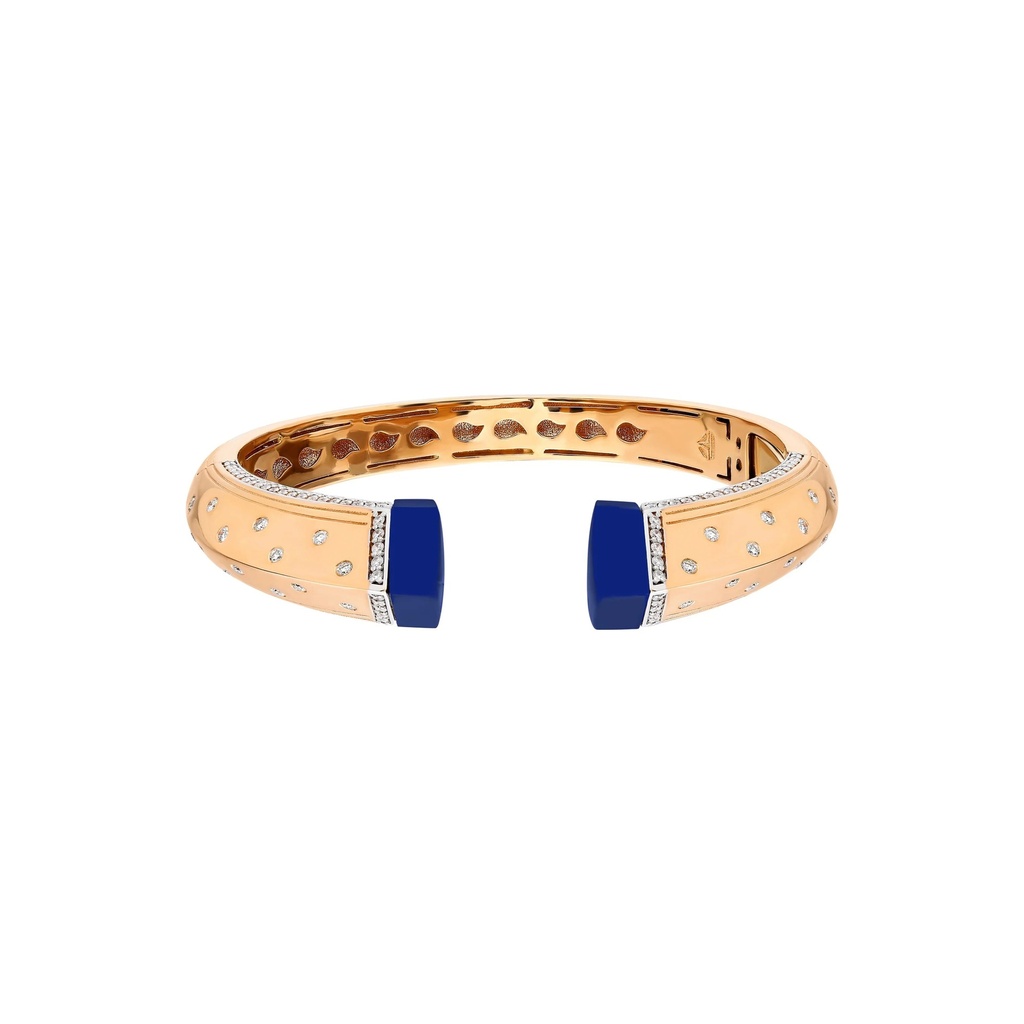 Rose Gold Neutra Balance Bracelet - Lapis Lazuli