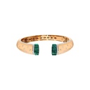 Rose Gold Neutra Balance Bracelet - Malachite