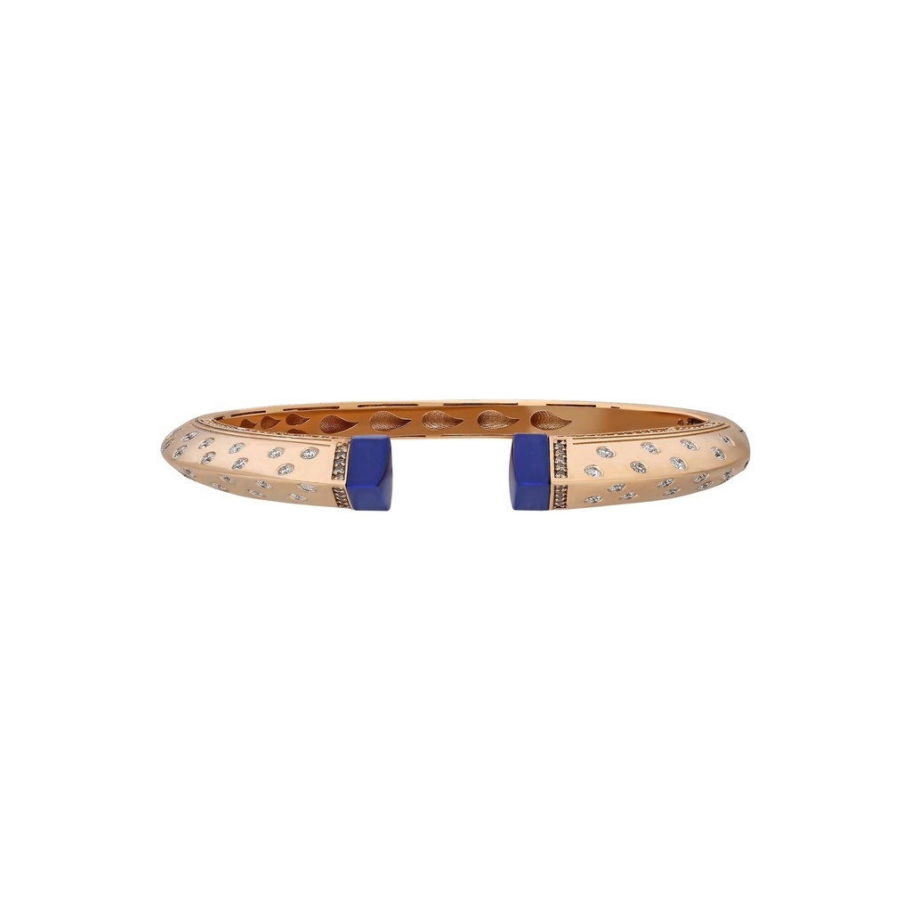 Rose Gold Neutra Balance Slim Bracelet - Lapis Lazuli