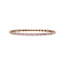 Rose Gold Tornado Bracelets - Baby Pink Enamel