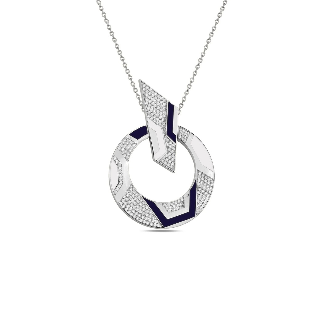 White Gold Epoca Odessa Medallion