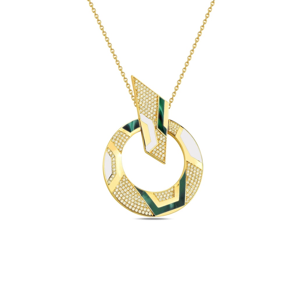 Yellow Gold Epoca Lycia Medallion
