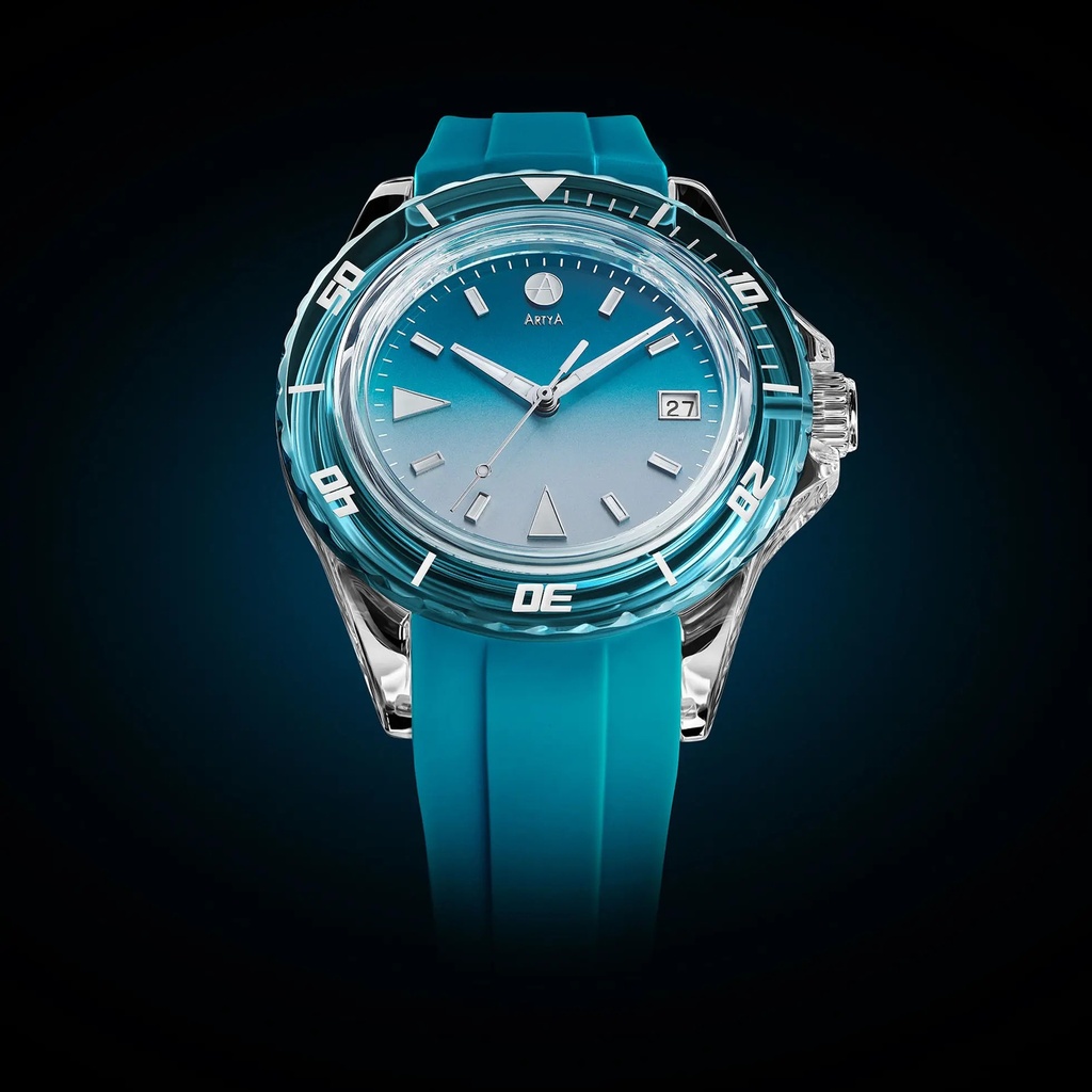 Artya - AquaSaphir Cyan Gradient Cyan Bezel