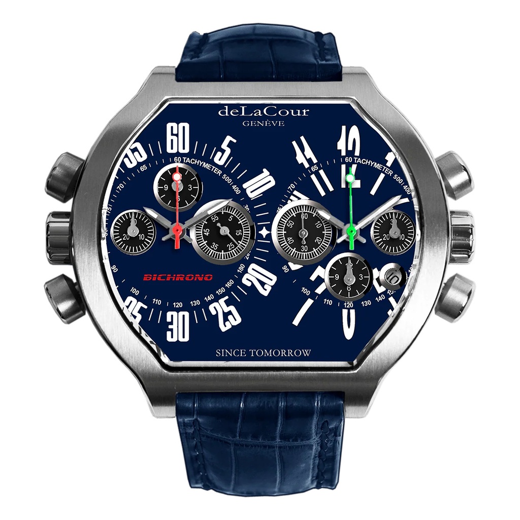 City Bichrono Blue Stainless Steel
