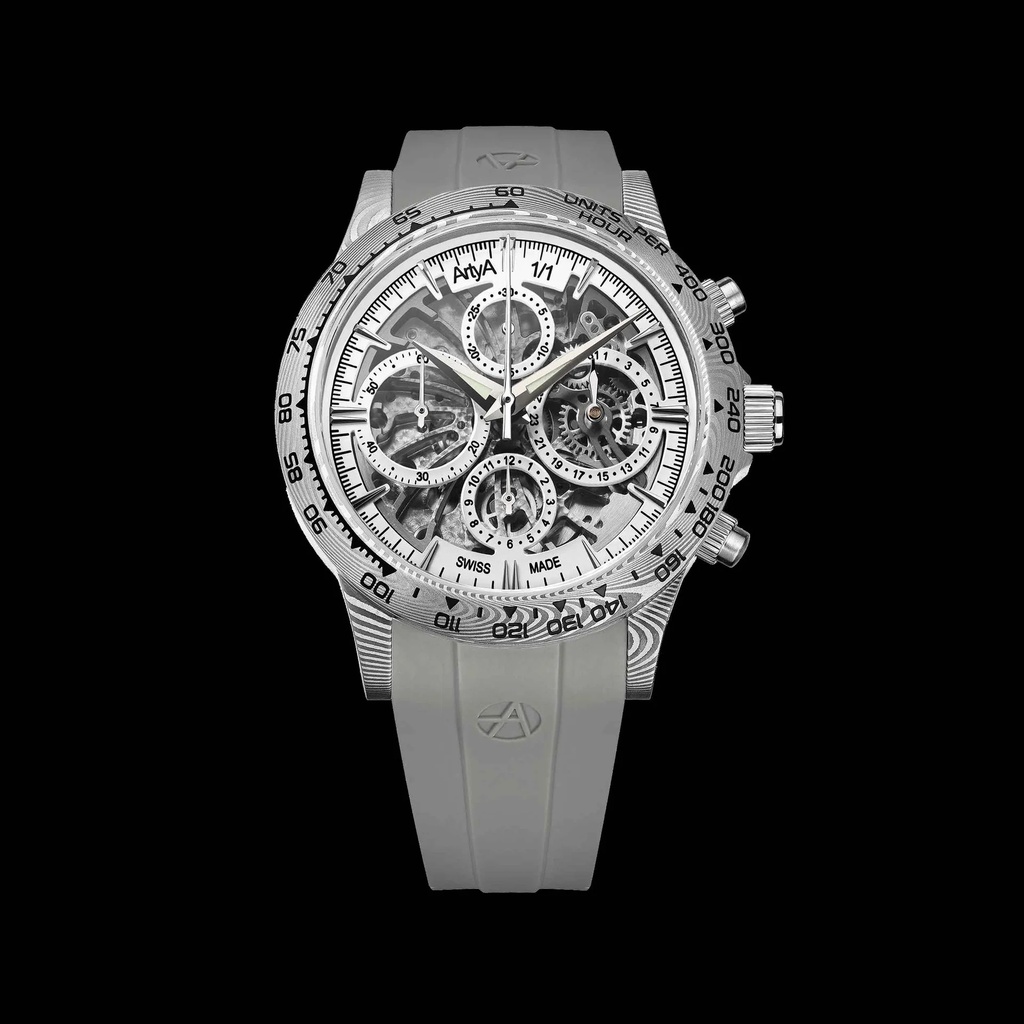 Artya - Damascus Chrono White Dial