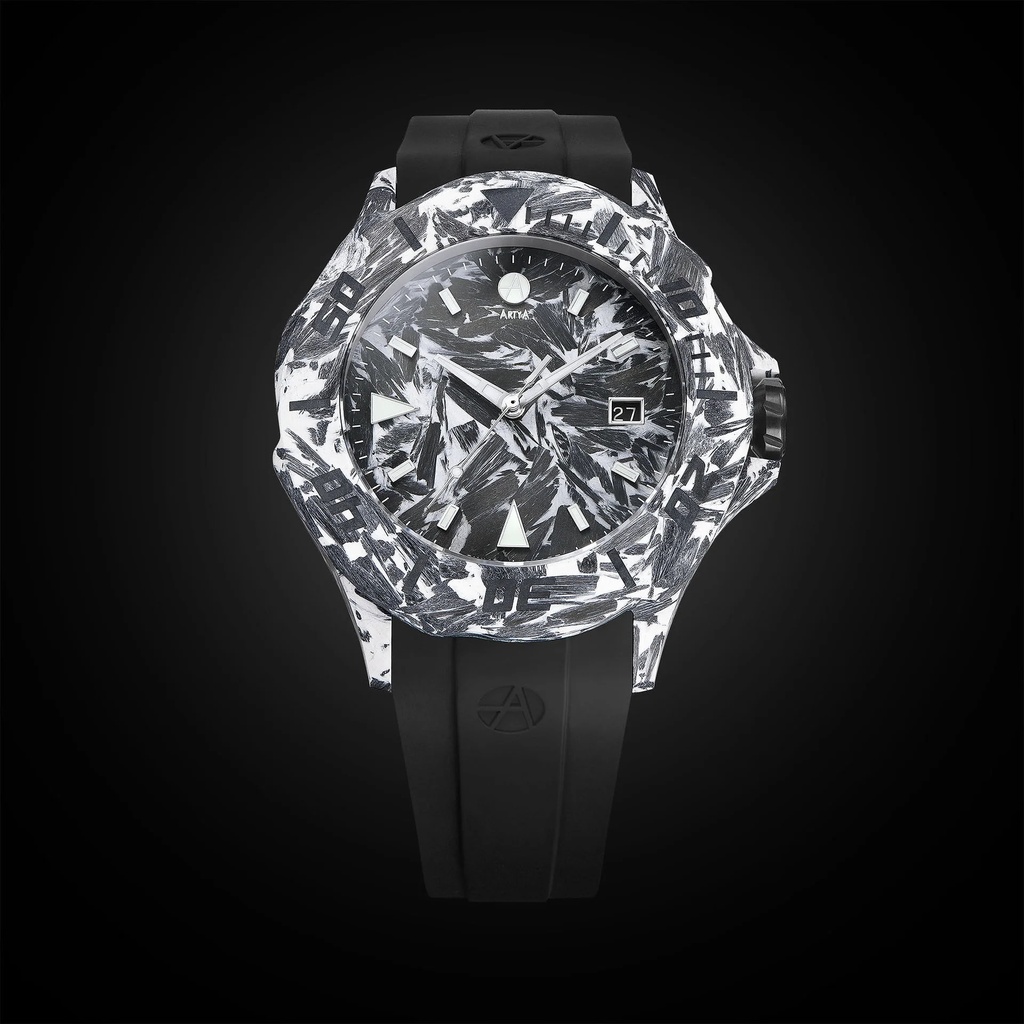 Artya - Large White Diver Carbon