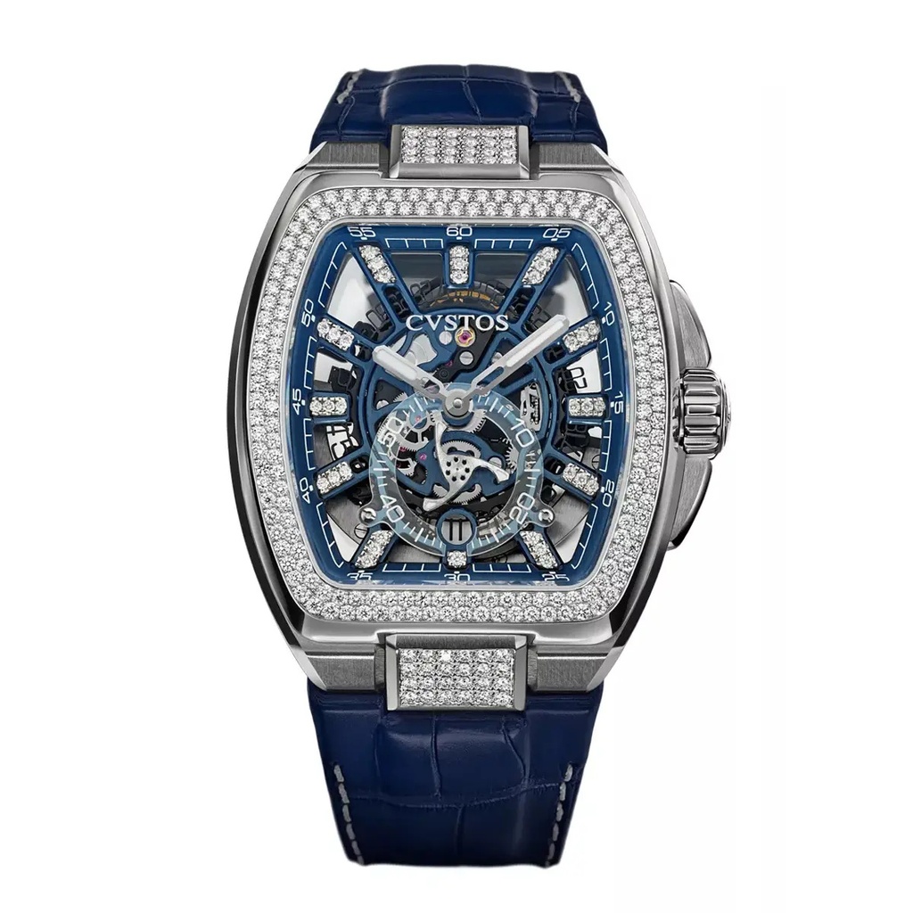 Metropolitan PS Titanium/SQLT Blue Dial/Diamond - 42mm