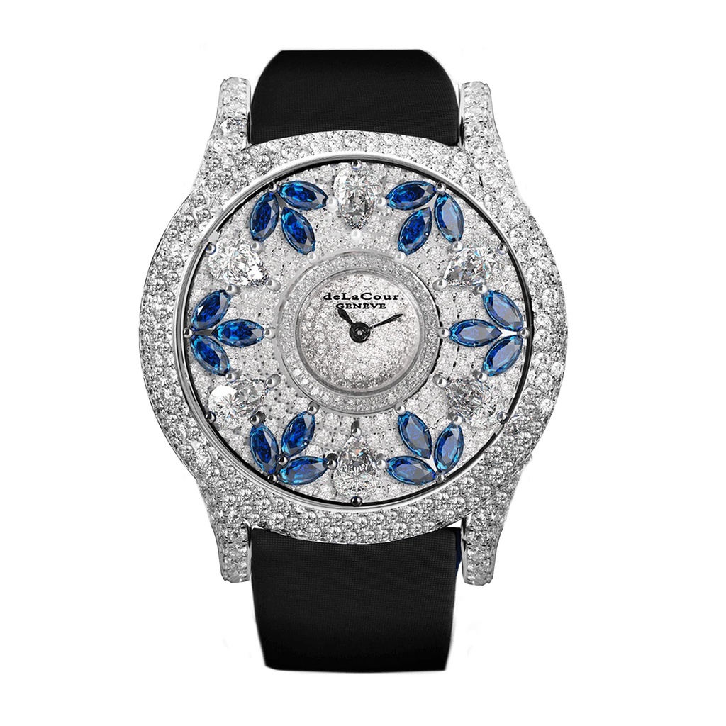 Passion Sparkle White & Blue White Gold Watch