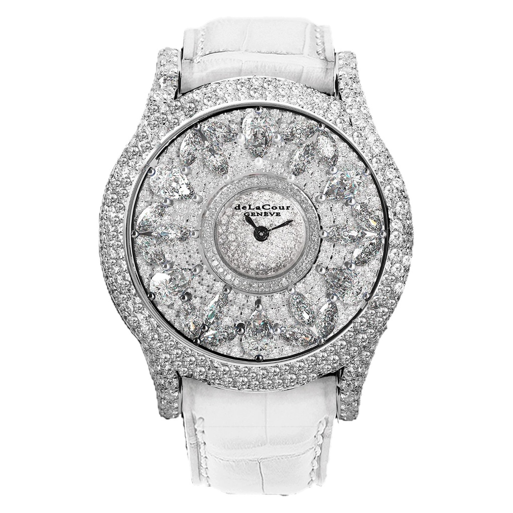 Passion Sparkle White Diamond White Gold Watch