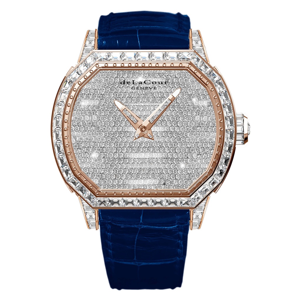 Reflect Elegance Full Diamond Rose Gold Watch