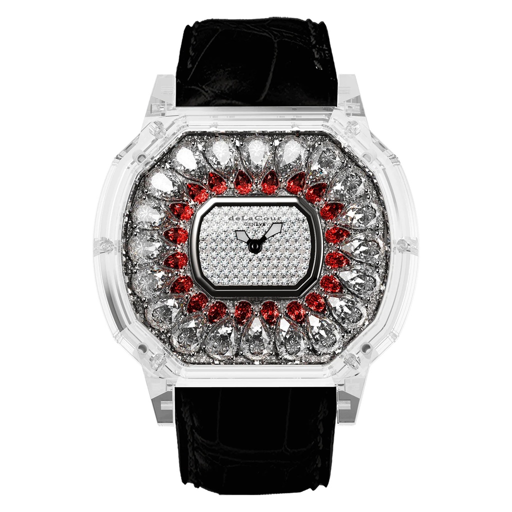Reflect Iris White & Red Sapphire Watch