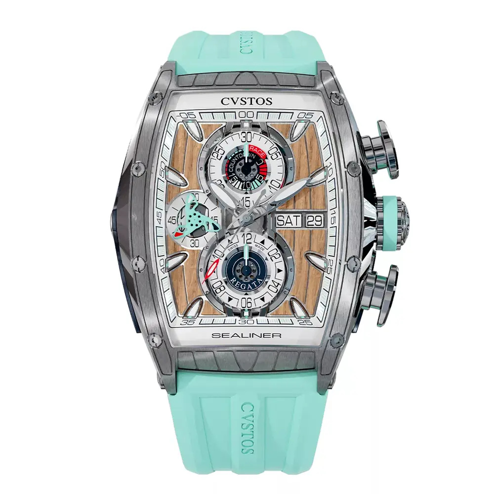 Sealiner Chronograph Steel/Navy Blue - 41mm