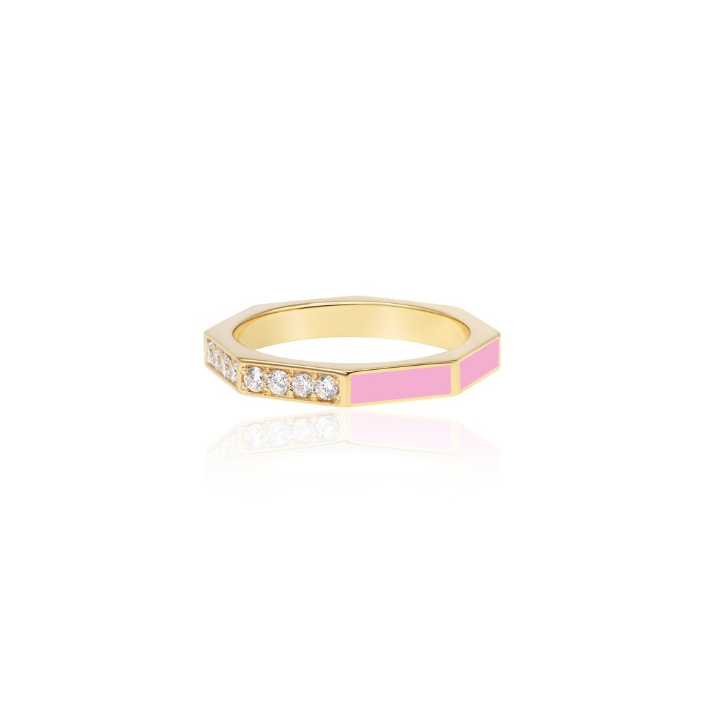 Follow Your Bliss Pink Ring