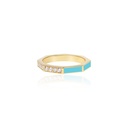 Follow Your Bliss Light Blue Ring