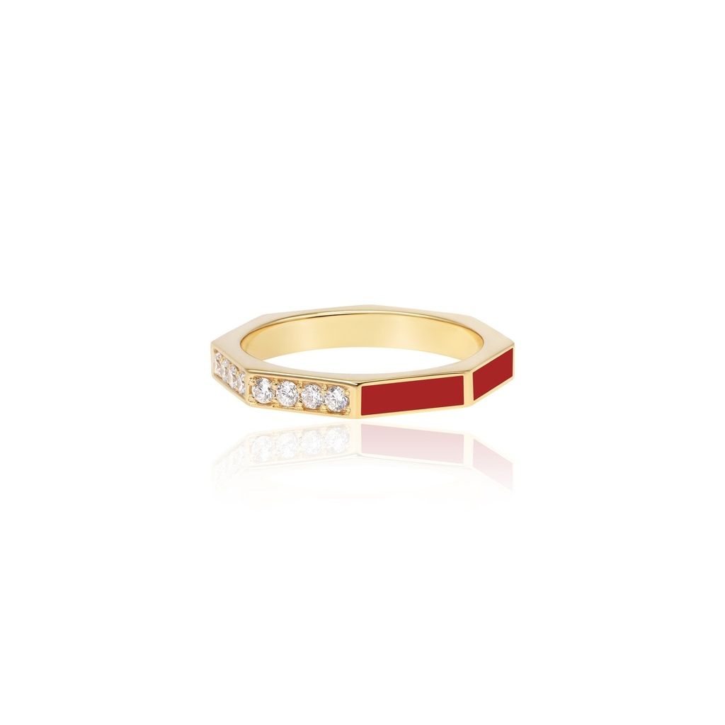 Follow Your Bliss Red Ring
