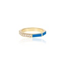 Follow Your Bliss Blue Ring