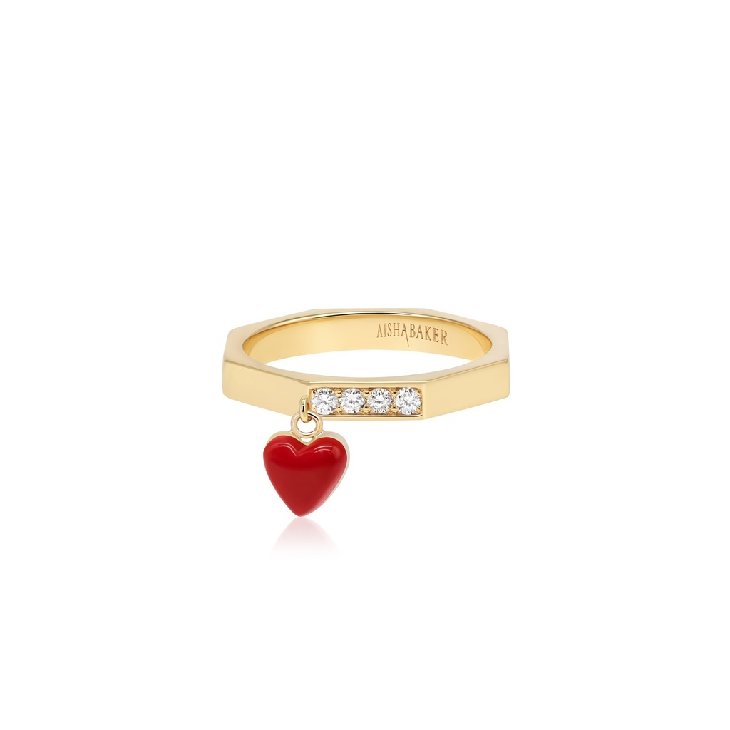 How Charming Heart Ring