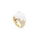 Sweet Love Diamond White Pinky Ring