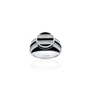 Signet Dreams Deco White Gold Pinky Ring