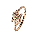 Caresse de Croco Double Head Diamond Bracelet