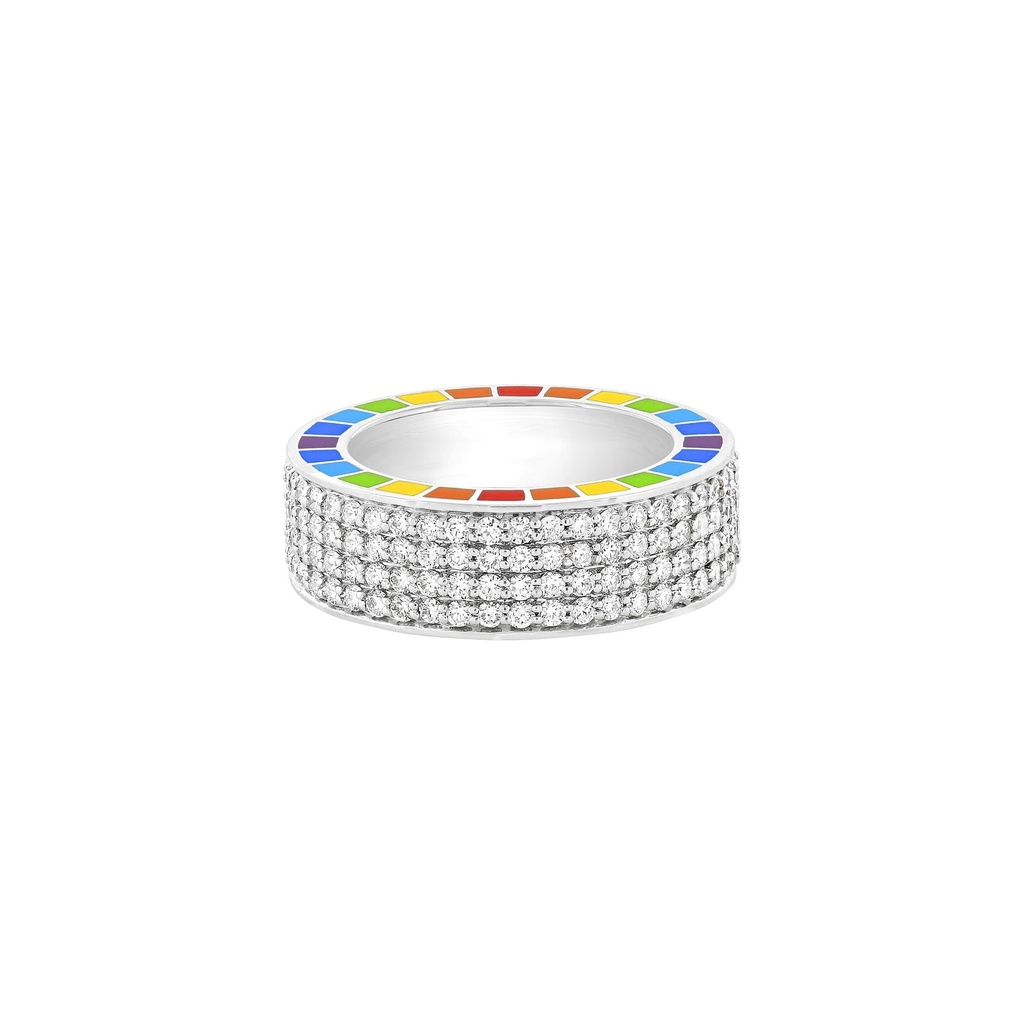 Me White Gold Full Diamond Ring