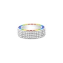 Me White Gold Full Diamond Ring