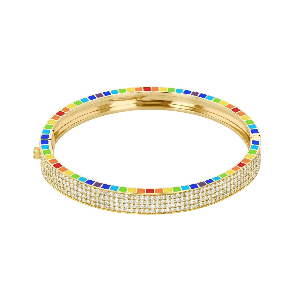 Me Yellow Gold Full Diamond Bracelet