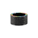 Me Wide Black Diamond Ring